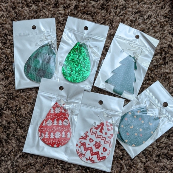 Christmas earrings - Picture 1 of 4